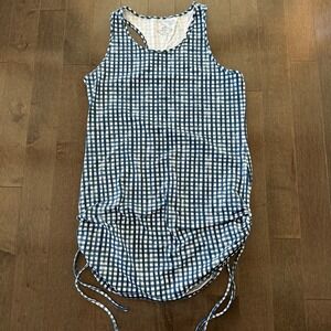 Southern Tide Womens Gingham Kinsley Performance Dress Preppy Coastal Active M